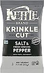 7.5 oz Kettle Brand Potato Chips, Krinkle Cut $1.59
