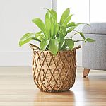 Better Homes & Gardens 11" Round Natural Water Hyacinth Basket Planter $10