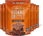 6-Pack 5 Oz Sheila G's Brownie Brittle Salted Caramel Thin and Crispy Sweet Snacks $10.38