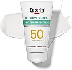 4Oz Eucerin Sun Sensitive Mineral Sunscreen Lotion $7.31