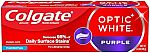 Colgate Optic White Purple Toothpaste Mint Paste, 4.2 oz $1.49