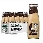 12-pack Starbucks Frappuccino Coffee Drink, Mocha 13.7 fl oz Bottles $24