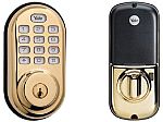 Yale Security Electronic Push Button Deadbolt w/ Zwave Technology $29.99 and more