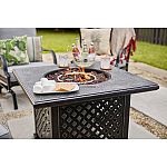 34.5" Hampton Bay Steel Propane Gas Outdoor Fire Pit $89