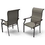 4-Count Hampton Bay Stationary Steel Outdoor Dining Chairs $119.70