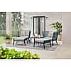 Hampton Bay Heather Glen 5-Piece Metal Patio Conversation Set $187