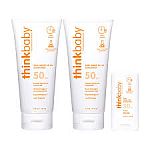 Thinkbaby Sunscreen Lotion SPF 50, 6 fl oz Duo and Sunscreen Stick SPF 30, 0.64 oz $19.99