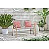 Hampton Bay Summerhaven Wicker Outdoor Bench $74