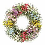 24" Home Accents Holiday Artificial Summer Floral Wreath, various $9.98