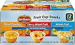 12-Pk 4Oz Del Monte FRUIT CUP Snacks $5.51