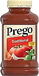 45 Oz Prego Traditional Pasta Sauce $2.36