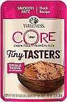 12-Pack 1.75-Oz Wellness CORE Tiny Tasters Wet Cat Food (Duck Pate) (2 for $10)