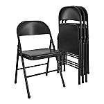 Mainstays Steel Folding Chair (4 Pack) $52