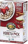 8 Count Nature's Path, Instant Oatmeal Variety Pack $2.39