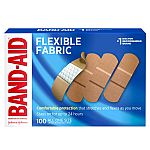 100-Count Band-Aid Brand Flexible Fabric Adhesive Bandages $5.95