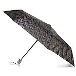 Totes One-Touch Auto Open Close Rain Umbrella with Sunguard Chevron $1 YMMV
