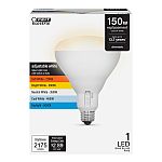 Feit Electric 2175 Lumens 150W Equivalent BR40 Dimmable LED Light Bulb $2.88