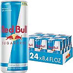 24 Cans Red Bull Energy Drink 8.4 Fl Oz $18.36
