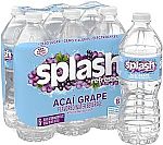 6 Count Splash Refresher Acai Grape Flavored Water 16.9 fl oz $1.90
