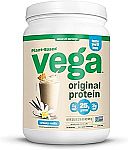 32.5 Oz Vega Original Protein Powder $9.72