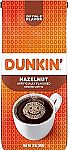 12-Ounce Dunkin' Hazelnut Flavored Ground Coffee $4.29