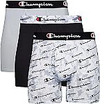 3-pack Champion Men's Underwear Boxer Briefs $10.79
