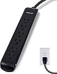 Philips 6 Outlet Surge Protector 4-Ft Power Strip $7