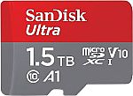 1.5TB SanDisk Ultra microSD + Free Case + Free 64GB Card $99