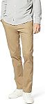 Dockers mens Slim Fit Signature Khaki Lux Cotton Stretch Pants $15.49