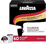 60-Ct Lavazza Classico Medium Roast Coffee Keurig K-Cups $20