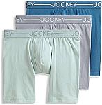 3-pack Jockey Men's Organic Cotton Stretch Boxer Brief $10.99 and more