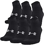 6-Pack Under Armour Adult Training Cotton Low Cut Socks $7.15