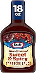 18 oz Kraft Sweet & Spicy Slow-Simmered BBQ Barbecue Sauce $1.42