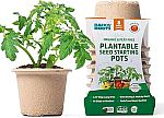 8ct Back to the Roots ORGANIC & PLANTABLE 4.25" WIDE SEED STARTING POTS $2.99