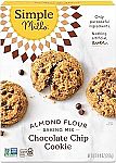 9.4 ounce Simple Mills Almond Flour Chocolate Chip Cookie Dough Mix $3