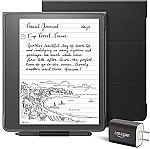 64GB Kindle Scribe Essentials Bundle with Premium Pen, Leather Folio Cover $324