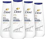 4-Count 20-Oz Dove Deep Moisture Body Wash $13.50