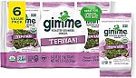 6 Count gimMe Organic Roasted Seaweed (Teriyaki) $2.96