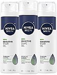 3-Pack 7-Oz Nivea Men's Shaving Gel (Sensitive Skin) $6.95