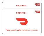 2-Pack $50 DoorDash eGift Cards $79.99