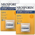 2-pack Neosporin Lip Health Overnight Renewal Therapy, 0.27 Oz $6.10