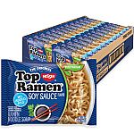 24-pk Nissin Top Ramen Noodle Soup, Soy Sauce, 3 Oz Vegetarian $7.50