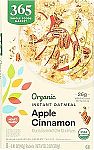 8-pack 365 by Whole Foods Market, Organic Apple Cinnamon Instant Oatmeal $1.86