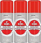 3-pack KIWI Quick Dry Shoe Cleaner 5.5 oz $6.69