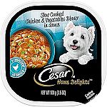 24 Pack CESAR HOME DELIGHTS Adult Wet Dog Food 3.5 oz $9.67
