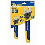 IRWIN VISE-GRIP Adjustable Wrench Set (SAE, 6" & 10") $19.98