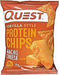 12-Ct Quest Nutrition Tortilla Style Protein Chips, Low Carb, Nacho Cheese 1.1 Oz $14.80