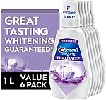 6-pack 1L Crest 3D White Brilliance Whitening Mouthwash $30.54