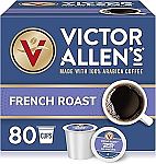 80-Count Victor Allen's Coffee French Roast K-cup $11.51