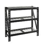 WORKPRO Freestanding Shelf: 48"x18"x48" 3-Tier w/ Steel Decks $49 and more